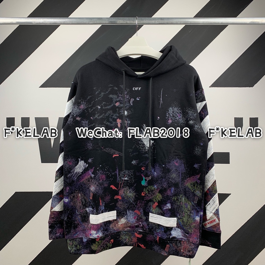 Unbranded GALAXY HOODIE 17FW BLACK (ALL SIZE IN STOCK)
