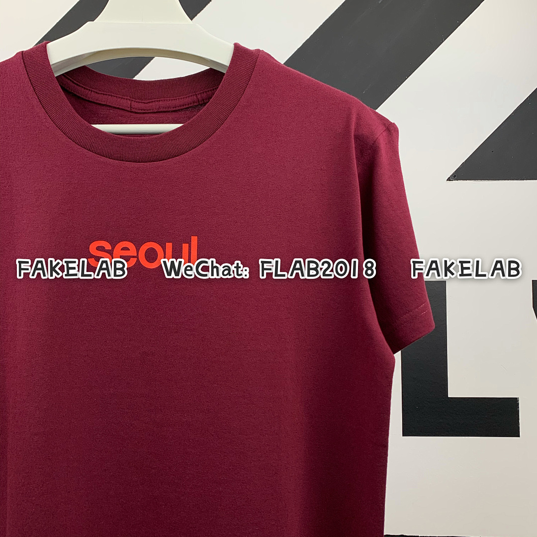 Unbranded AC SEOUL T-SHIRT 20FW DARK (RED) - Image 7