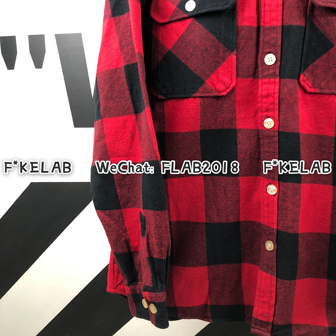 Unbranded AC BASIC SHIRT 18FW (RED 45) - Image 8