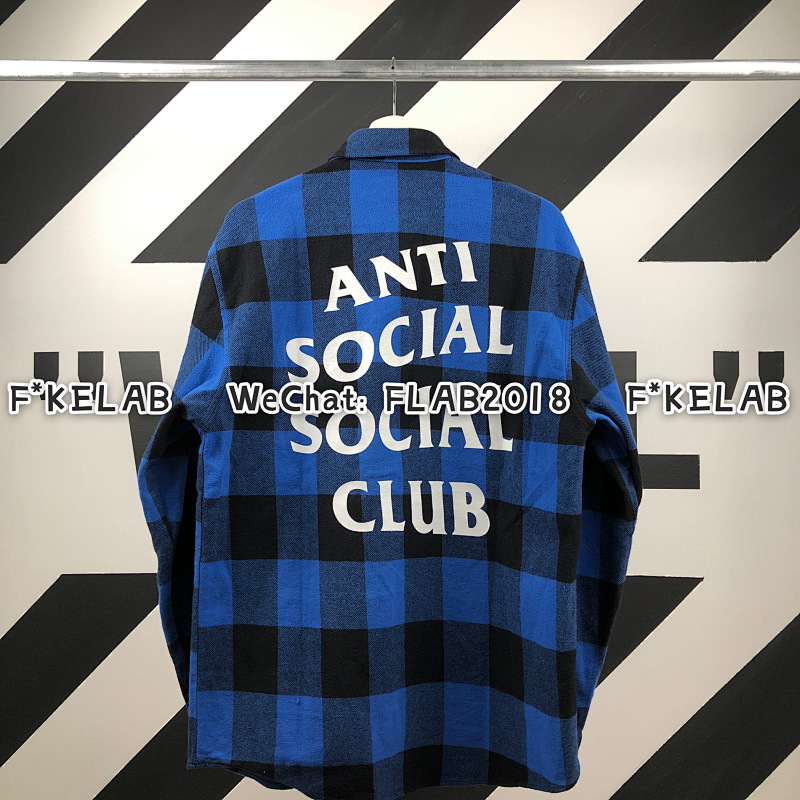 Unbranded AC BASIC SHIRT 18FW (BLUE 45)