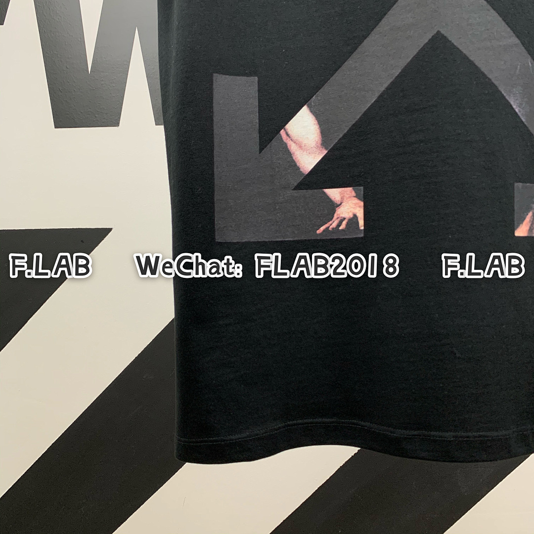 Off-White CARAVAGGIO ARROWS T-SHIRT 20SS BLACK (ALL SIZE IN STOCK) - Image 7