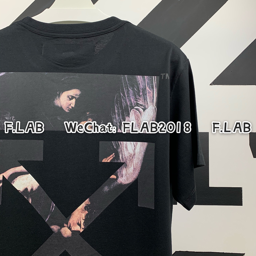 Off-White CARAVAGGIO ARROWS T-SHIRT 20SS BLACK (ALL SIZE IN STOCK) - Image 6