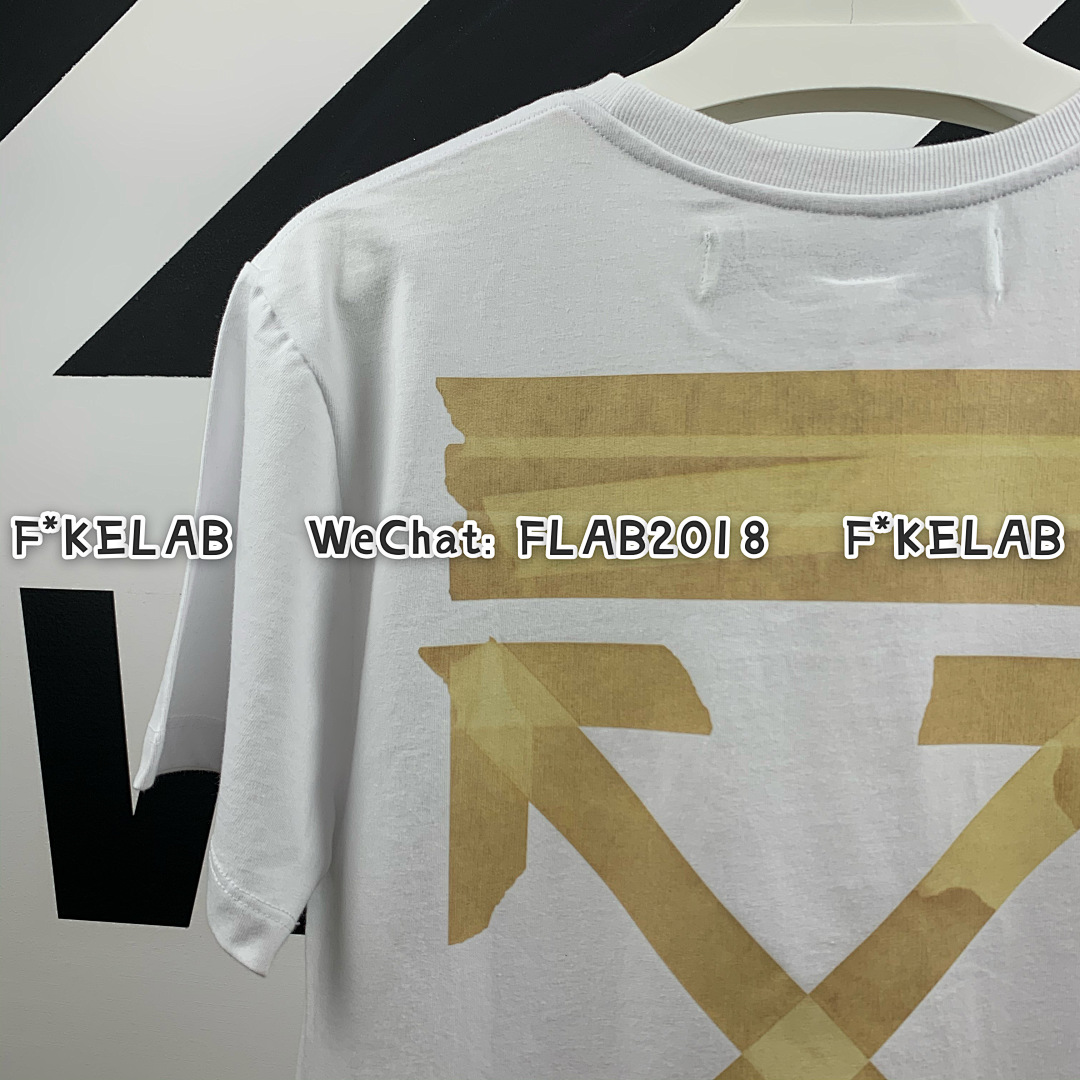 Off-White TAPE ARROWS T-SHIRT 20SS WHITE (ALL SIZE IN STOCK) - Image 10