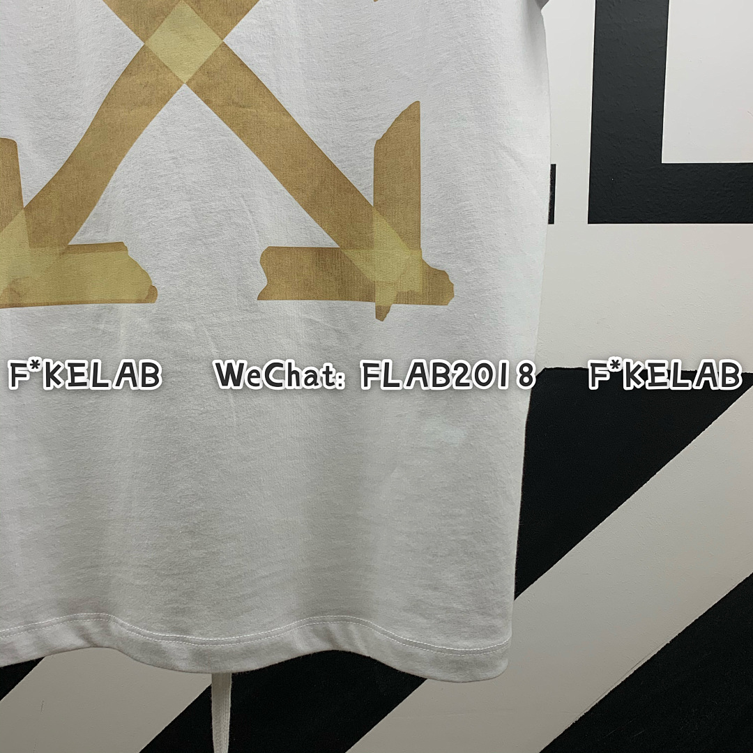 Off-White TAPE ARROWS T-SHIRT 20SS WHITE (ALL SIZE IN STOCK) - Image 13