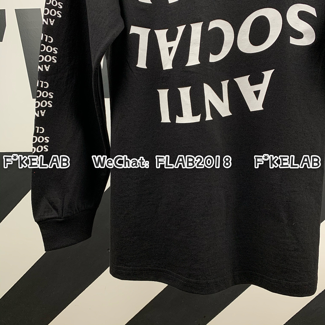 Unbranded AC UPSIDE DOWN LOGO BASIC LONG SLEEVE T-SHIRT - Image 12