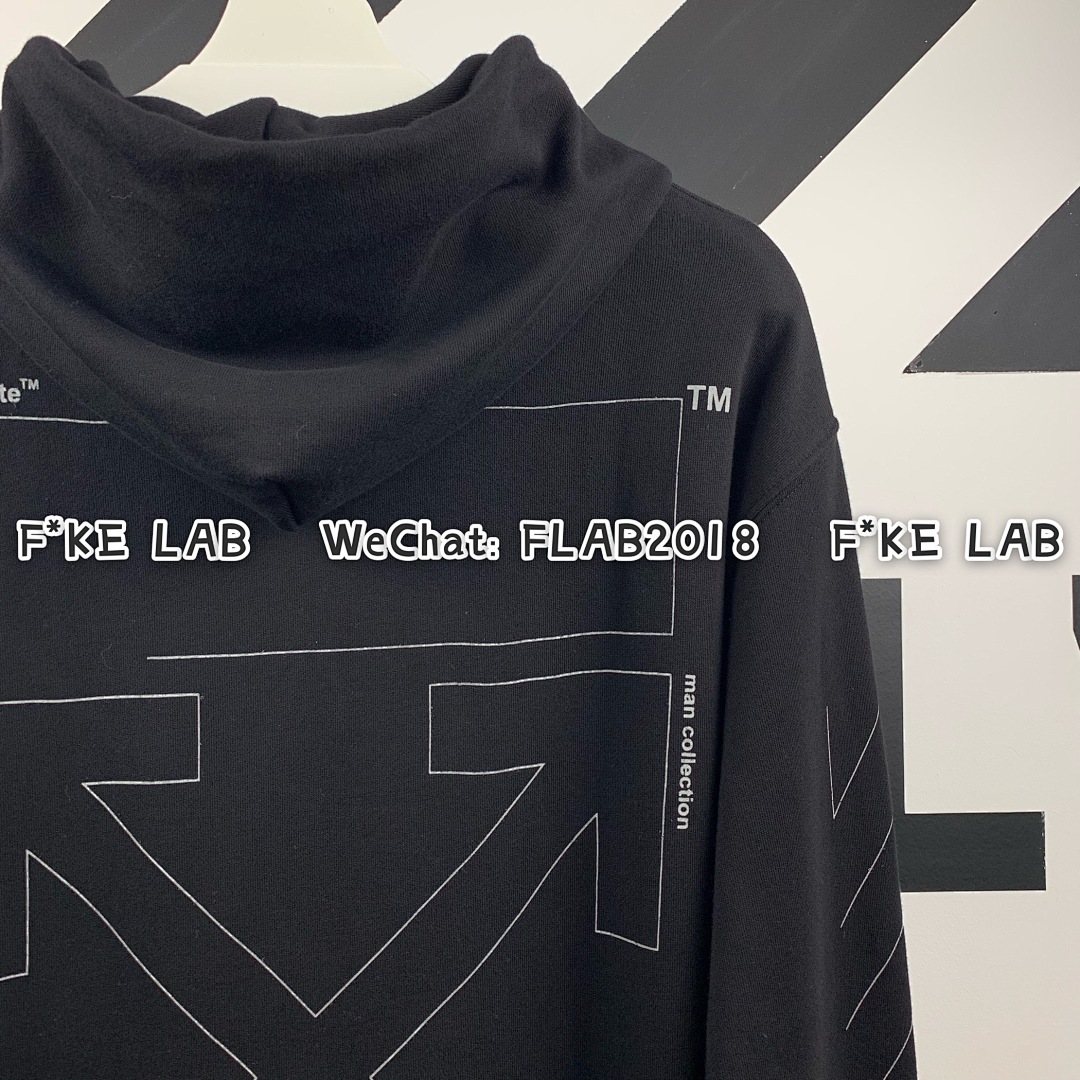 Unbranded UNFINISHED HOODIE 19FW BLACK (ALL SIZE IN STOCK) - Image 12