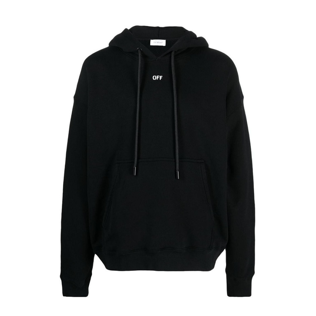 Off-White TWO MOON ARROWS HOODIE 23FW BLACK (ALL SIZE IN STOCK) - Image 6