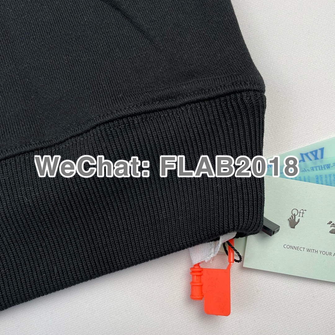 Off-White PINK ARROWS CREWNECK 20FW BLACK (ALL SIZE IN STOCK) - Image 18