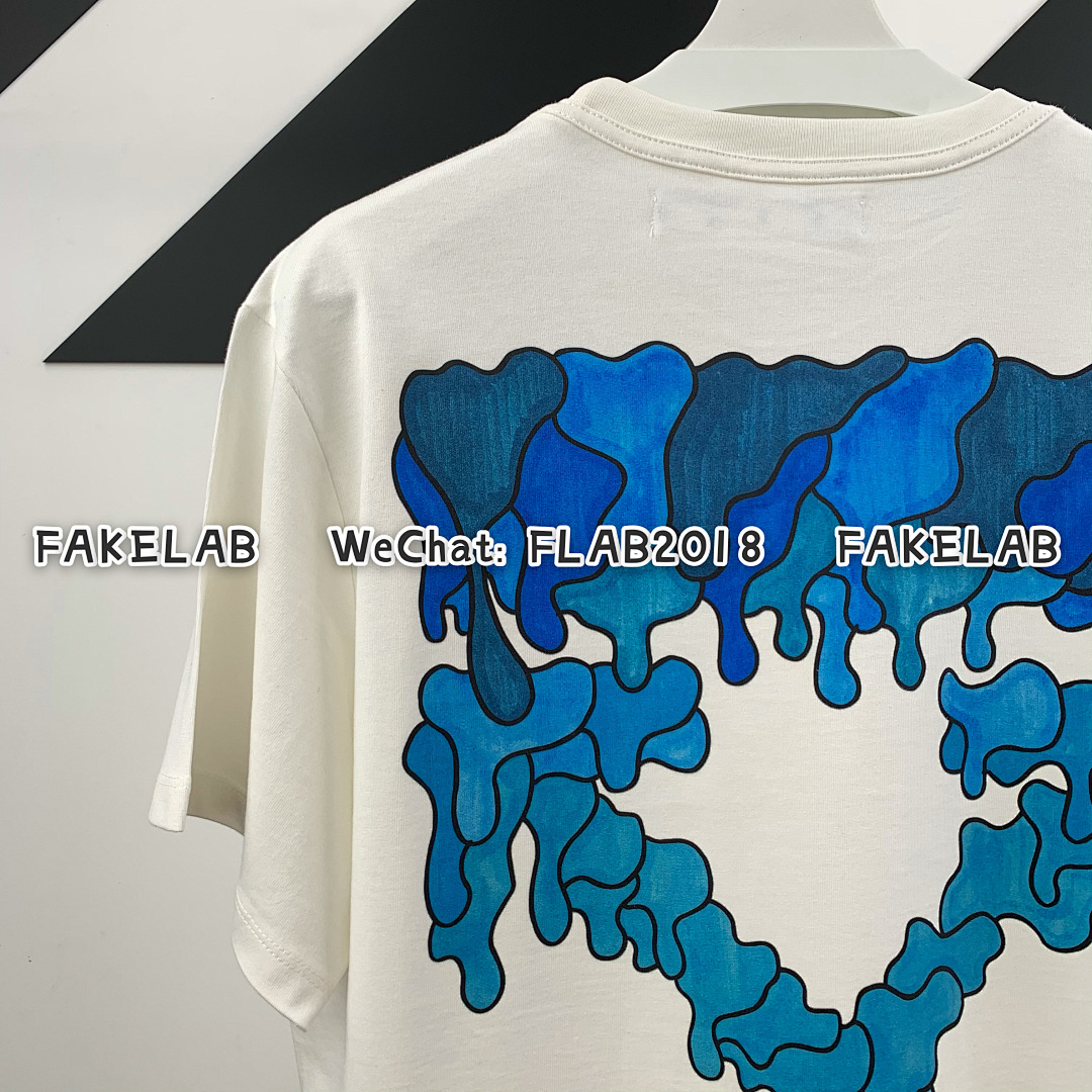 Unbranded BLUE MARKER T-SHIRT 21SS WHITE (ALL SIZE IN STOCK) - Image 11