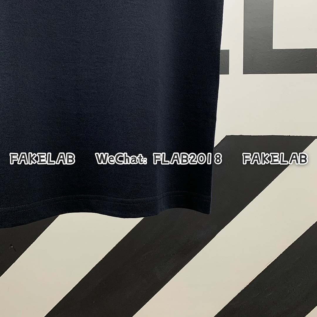 Unbranded AC BLOCK T-SHIRT 20FW BLACK/ - Image 9