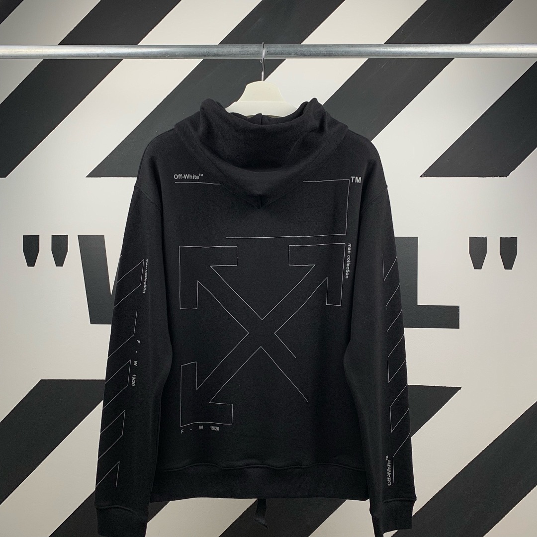 Unbranded UNFINISHED HOODIE 19FW BLACK (ALL SIZE IN STOCK) - Image 19