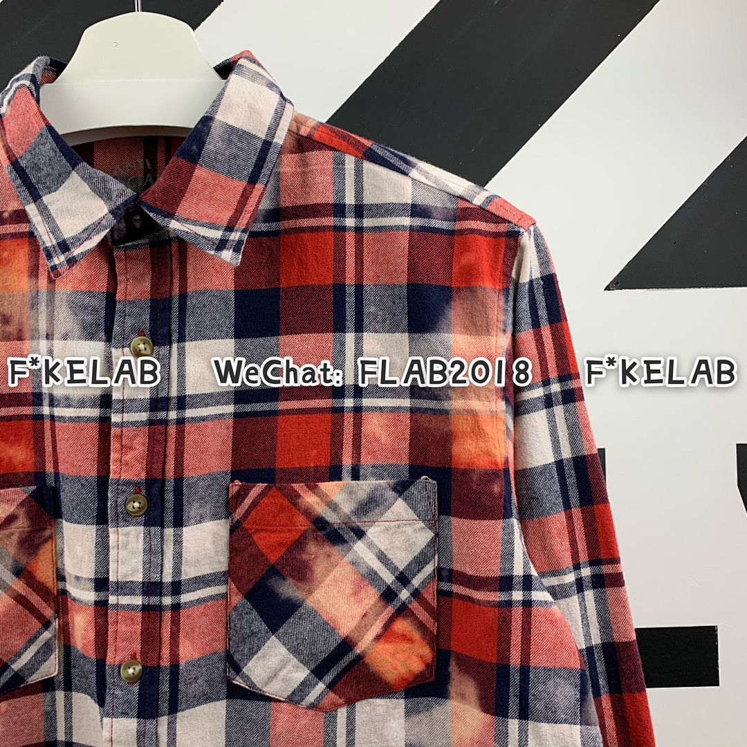 Unbranded AC BROKEN SHIRT 18FW (RED) - Image 7