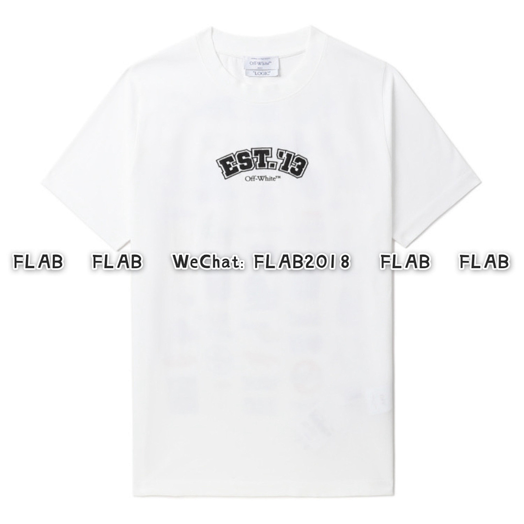 Unbranded LOGIC T-SHIRT 23FW WHITE (ALL SIZE IN STOCK) - Image 6