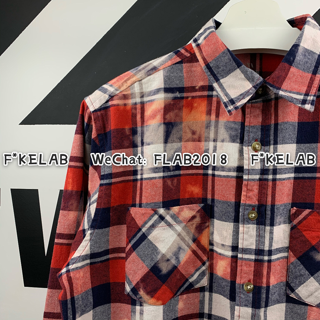 Unbranded AC BROKEN SHIRT 18FW (RED) - Image 6