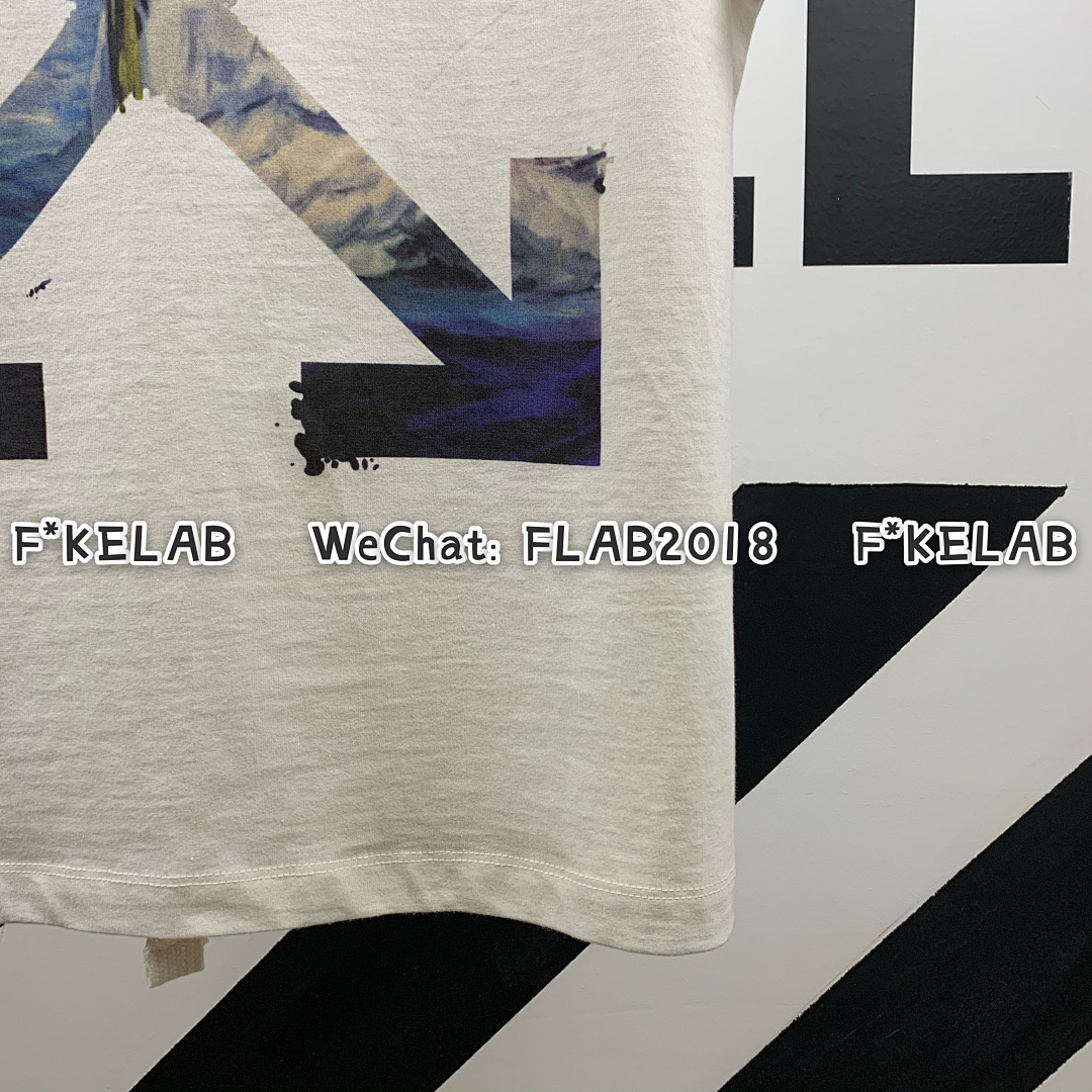 Unbranded DIAG MULTICOLOR T-SHIRT 19SS WHITE (ALL SIZE IN STOCK) - Image 13