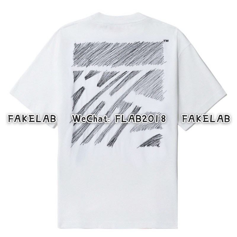 Unbranded STITCHWORK SKETCH T-SHIRT 23FW WHITE (ALL SIZE IN STOCK)