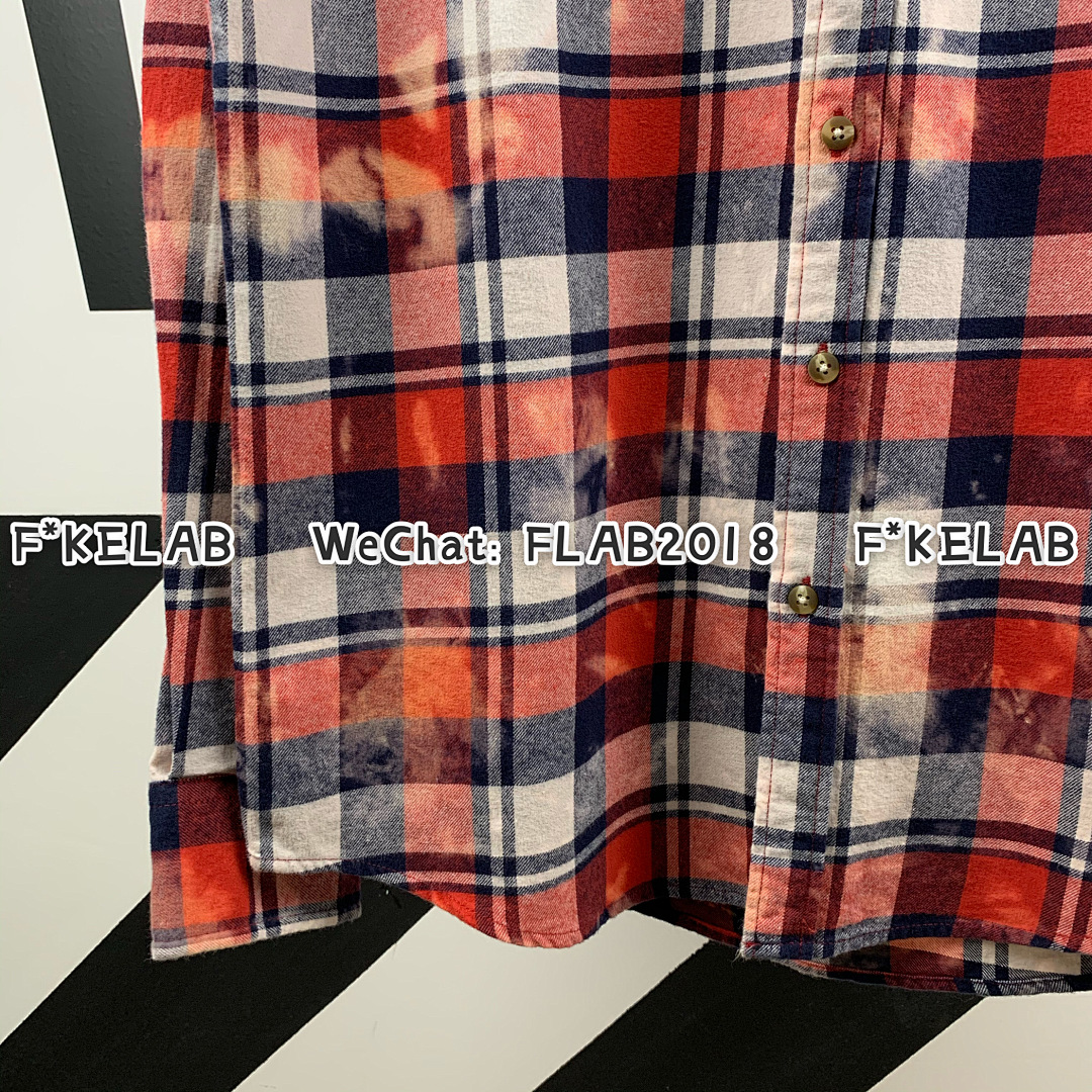 Unbranded AC BROKEN SHIRT 18FW (RED) - Image 8