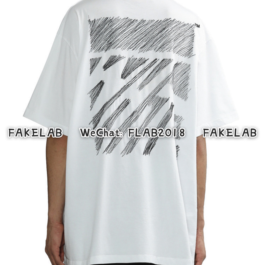Unbranded STITCHWORK SKETCH T-SHIRT 23FW WHITE (ALL SIZE IN STOCK) - Image 9