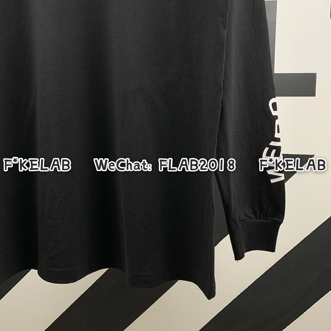 Unbranded AC WHITE LOGO BASIC LONG SLEEVE T-SHIRT - Image 9