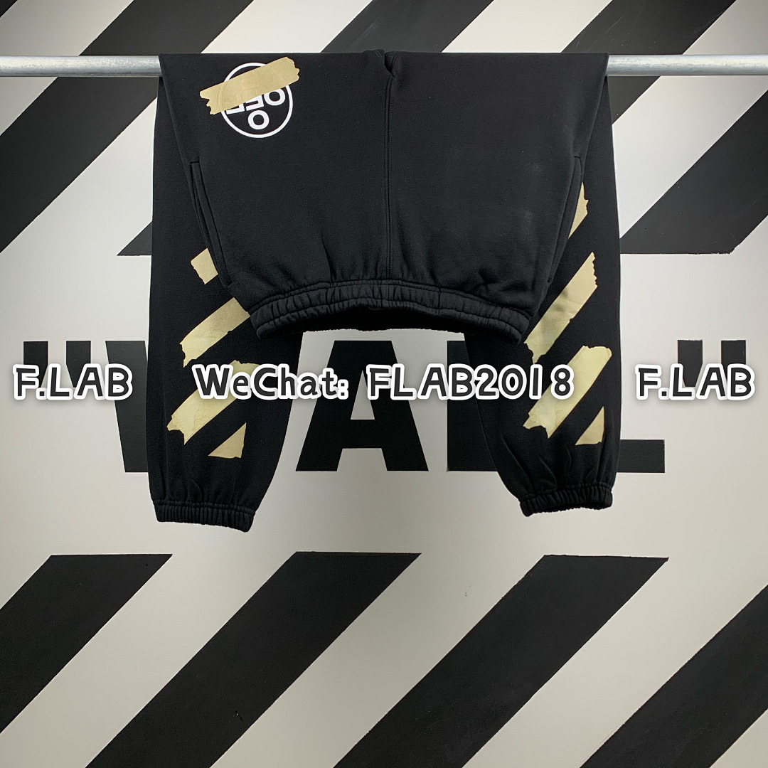 Off-White TAPE ARROWS PANTS 20SS BLACK (ALL SIZE OUT STOCK)