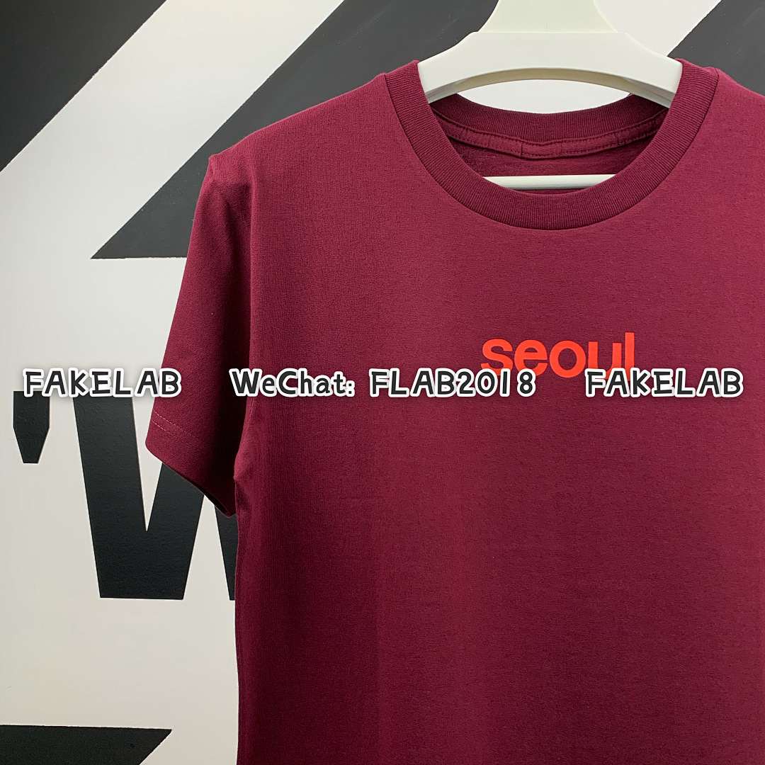 Unbranded AC SEOUL T-SHIRT 20FW DARK (RED) - Image 6