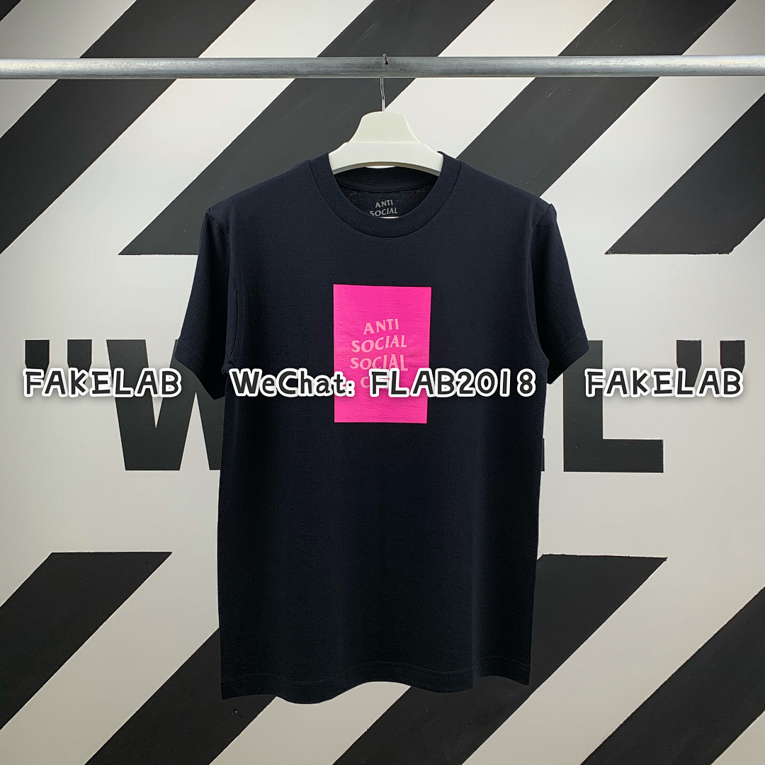 Unbranded AC BLOCK T-SHIRT 20FW BLACK/