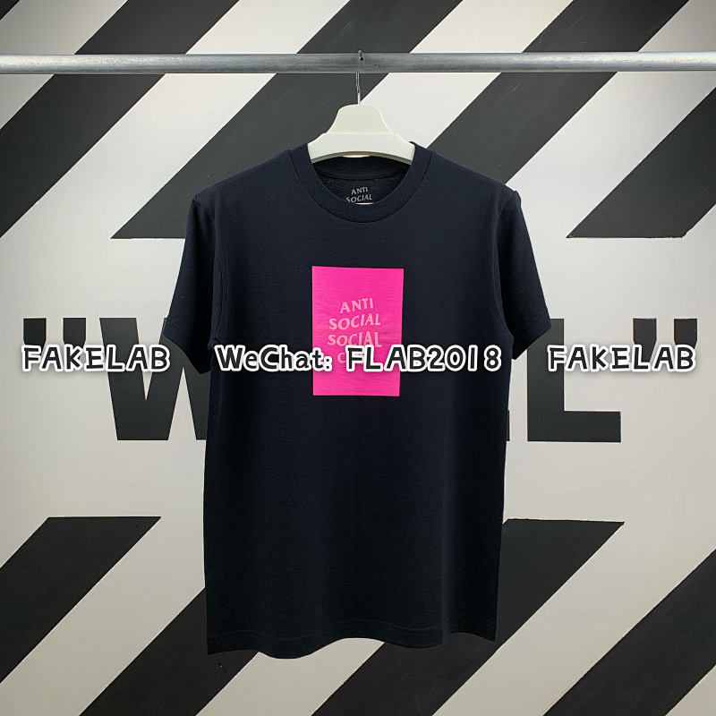 Unbranded AC BLOCK T-SHIRT 20FW BLACK/