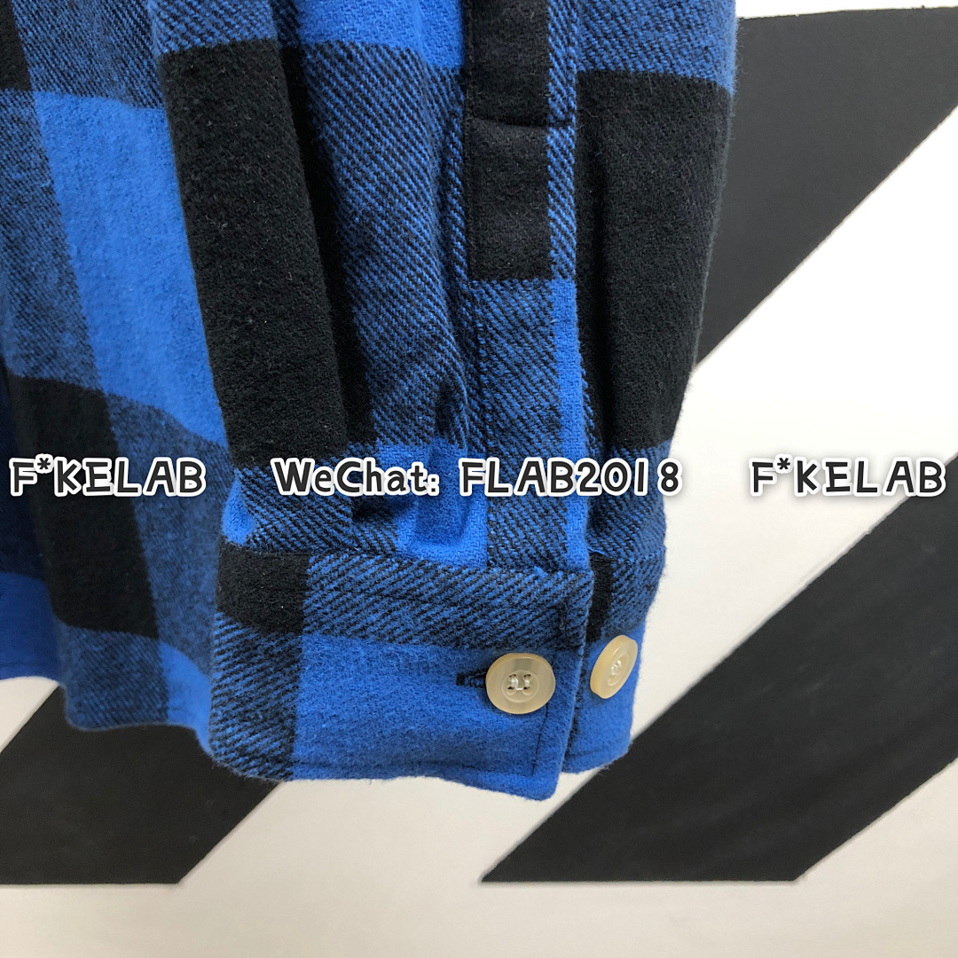 Unbranded AC BASIC SHIRT 18FW (BLUE 45) - Image 11