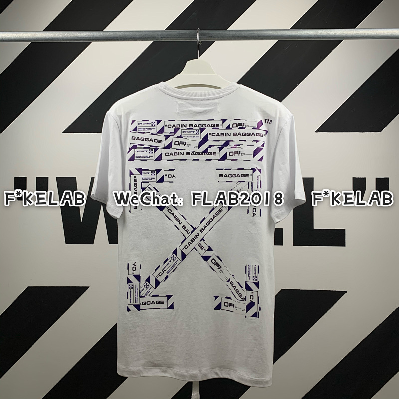 Unbranded AIRPORT TAPE T-SHIRT 20SS WHITE (ALL SIZE IN STOCK ALL NEW BATCH)