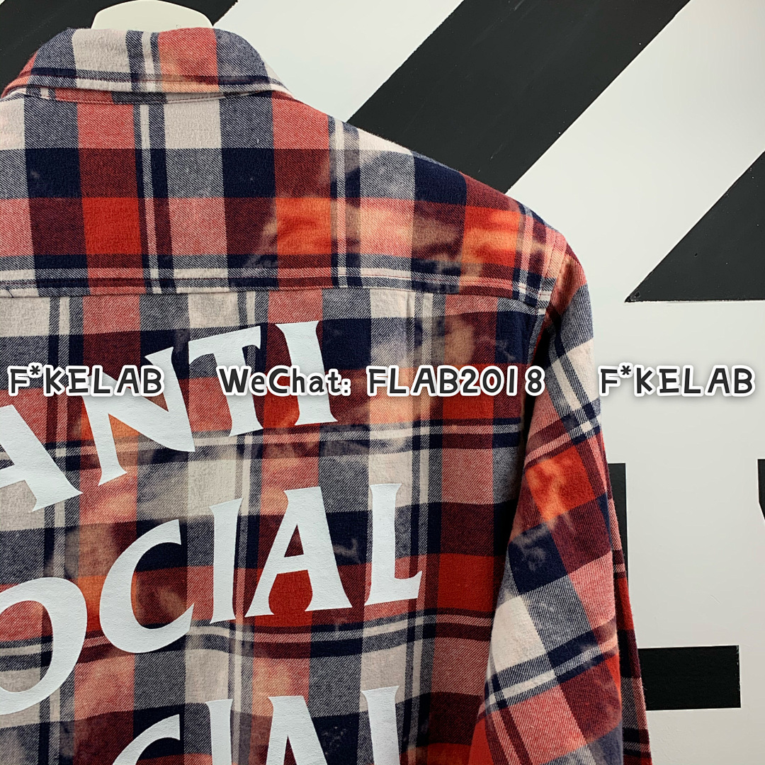 Unbranded AC BROKEN SHIRT 18FW (RED) - Image 11