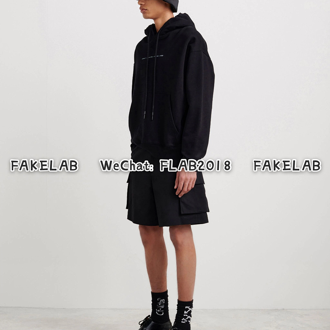 Unbranded BLUE SPRAY HOODIE 21FW BLACK (SIZE XS S M IN STOCK) - Image 8