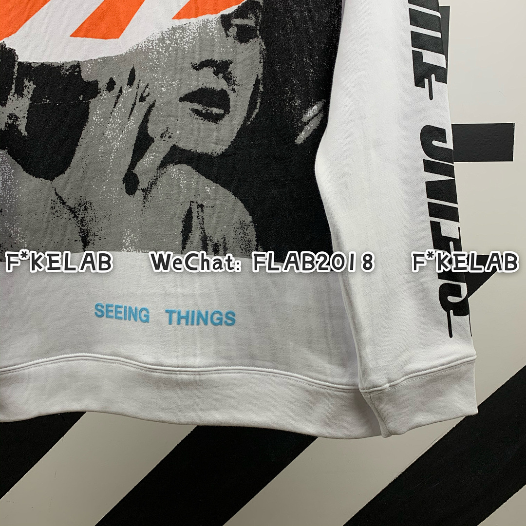 Unbranded PHOTOCOPY HOODIE 17FW WHITE (ALL SIZE IN STOCK) - Image 14