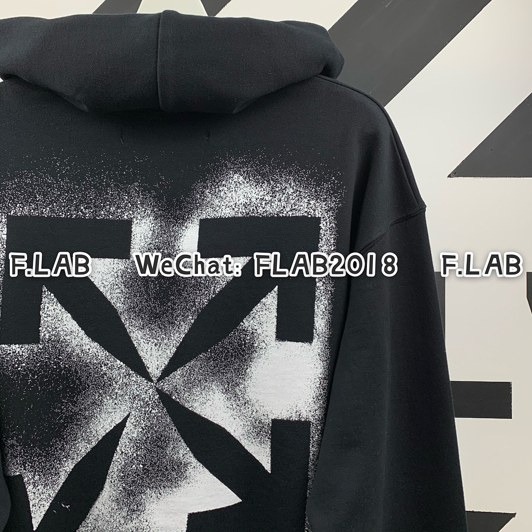 Unbranded SPRAY HOODIE 20FW BLACK (ALL SIZE IN STOCK) - Image 13