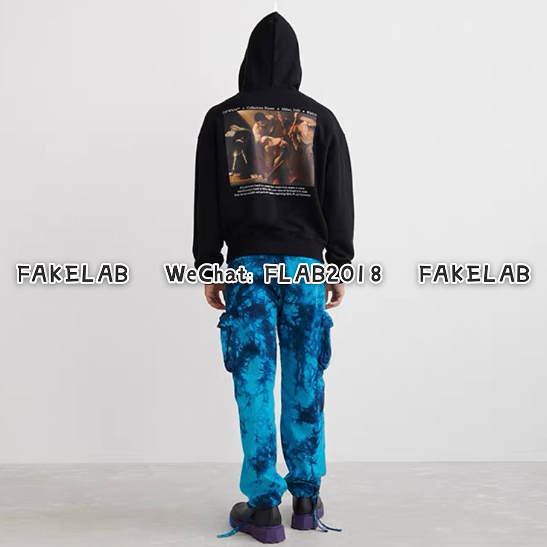 Unbranded CARAVAGGIO GRAPHIC PRINT HOODIE 22SS BLACK (ALL SIZE IN STOCK) - Image 8