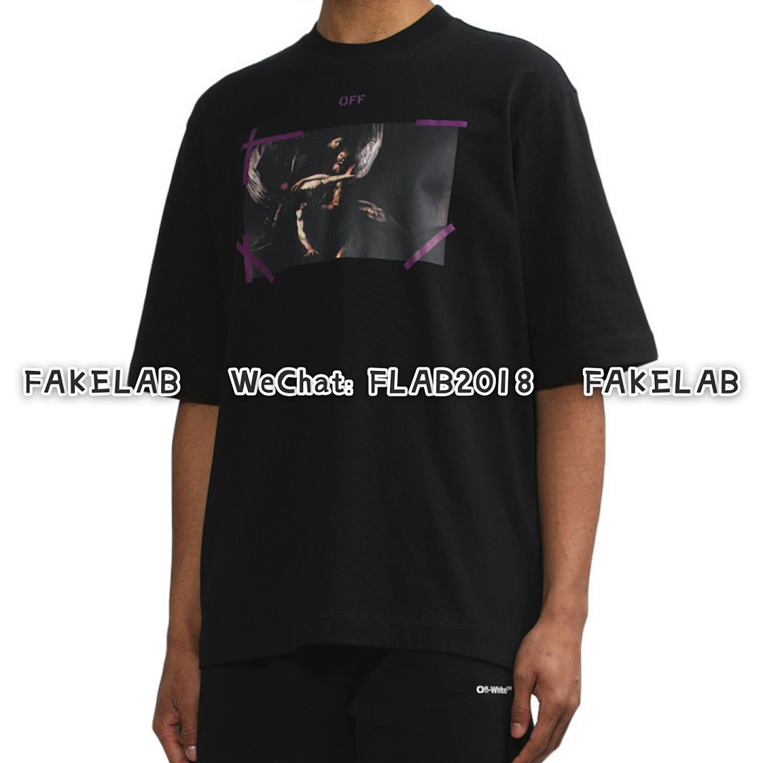 Off-White CARAVAGGIO ARROWS T-SHIRT 23SS BLACK (ALL SIZE IN STOCK) - Image 8