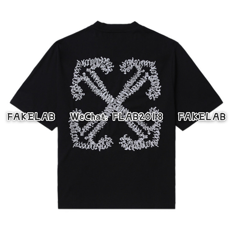 Off-White TATTOO ARROW SKATE T-SHIRT 24SS BLACK (ALL SIZE IN STOCK)