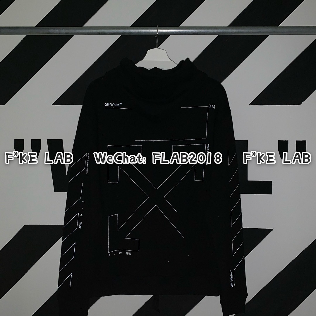 Unbranded UNFINISHED HOODIE 19FW BLACK (ALL SIZE IN STOCK) - Image 16