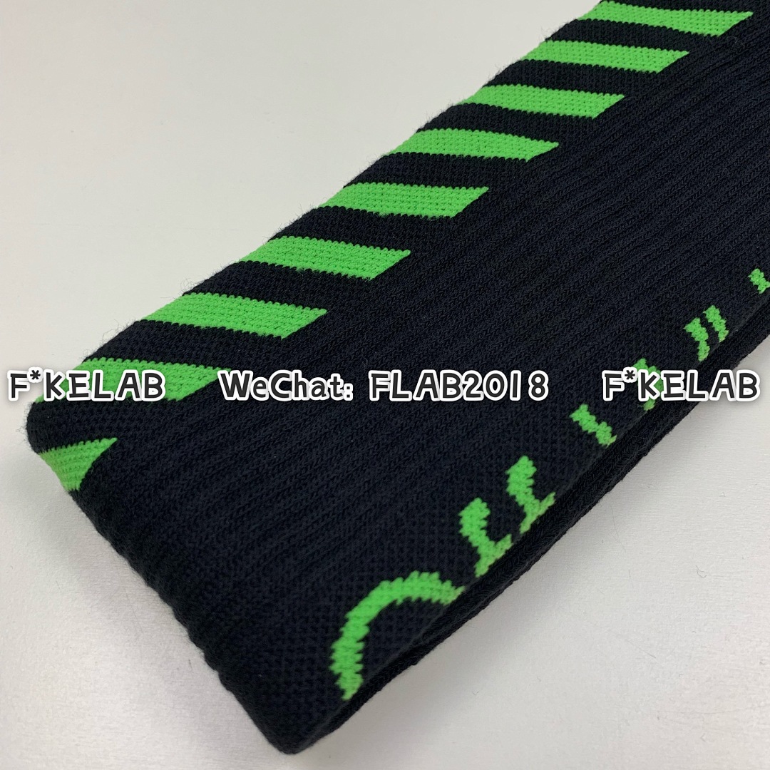 Unbranded OW SOCKS 19SS BLACK WHITE/ - Image 20
