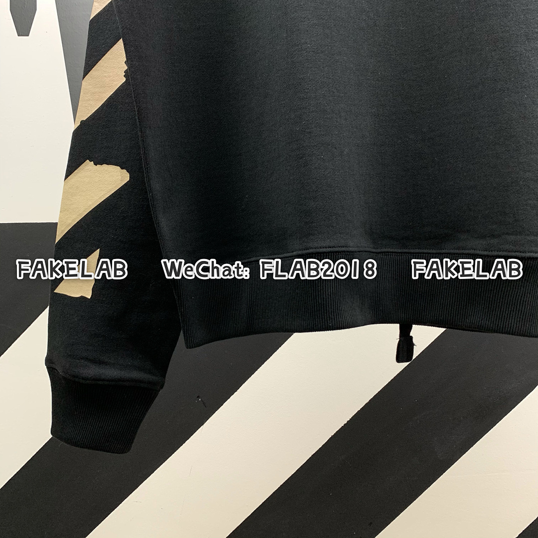 Off-White TAPE ARROWS CREWNECK 20SS BLACK (ALL SIZE IN STOCK) - Image 9