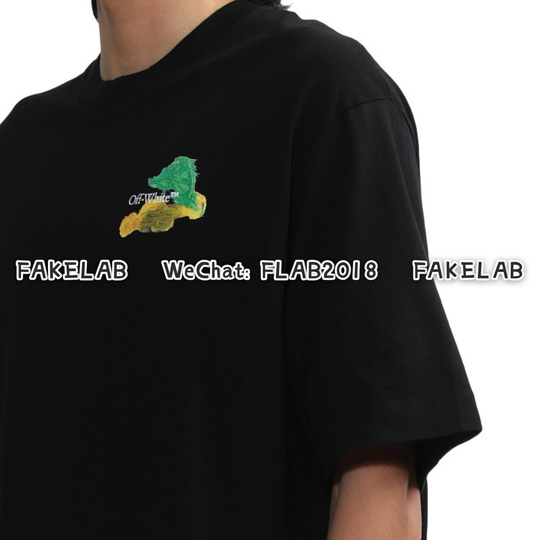 Off-White BRUSHED ARROWS T-SHIRT 23SS BLACK (ALL SIZE IN STOCK) - Image 9