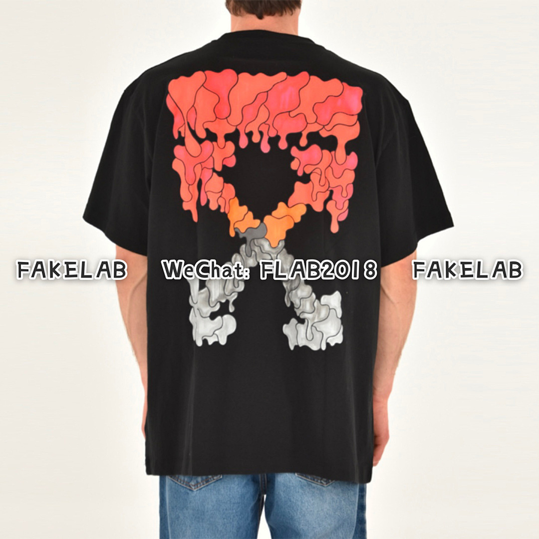 Unbranded BLACK/RED MARKER T-SHIRT 21SS BLACK (ONLY SIZE S IN STOCK) - Image 8