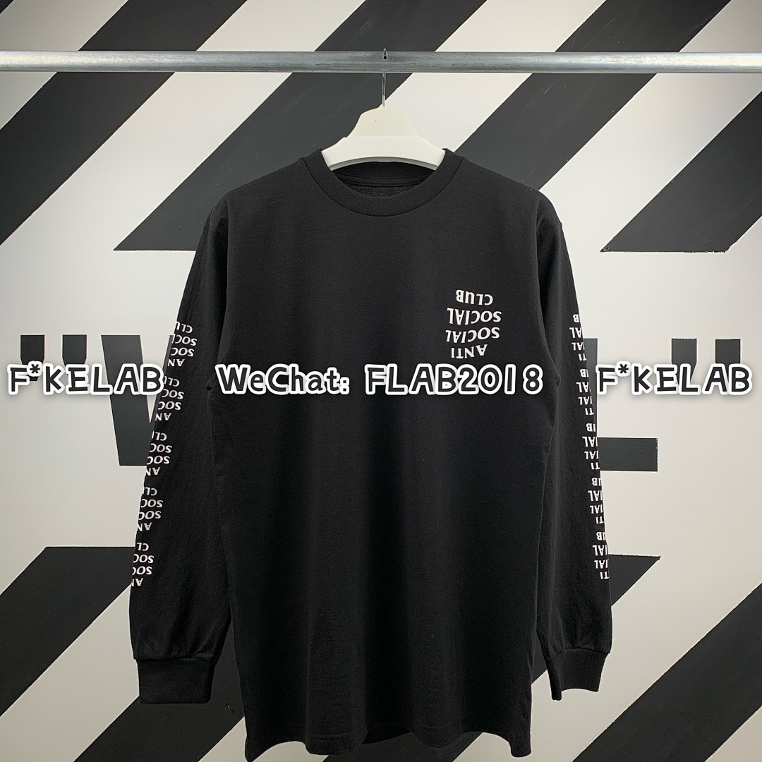 Unbranded AC UPSIDE DOWN LOGO BASIC LONG SLEEVE T-SHIRT - Image 5