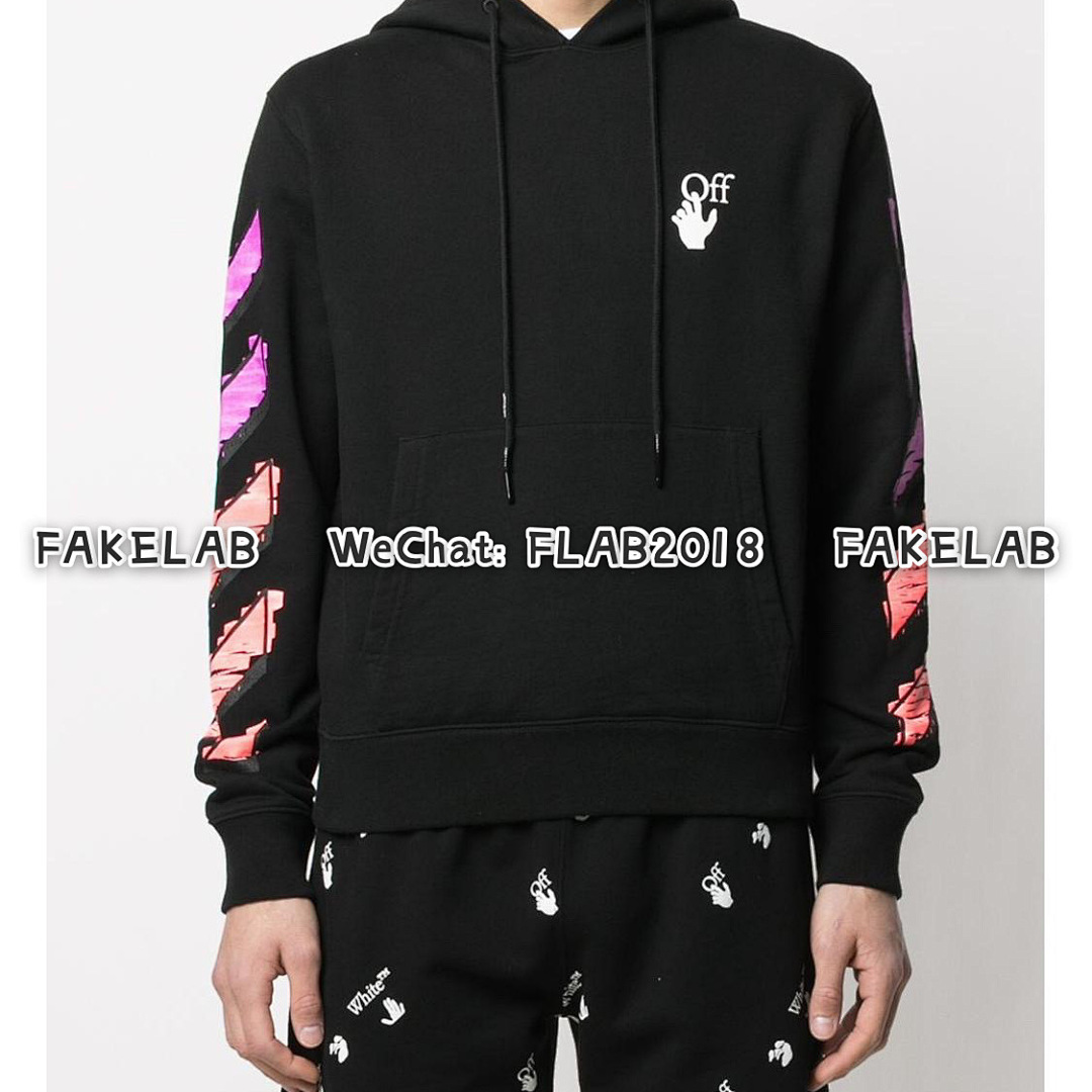 Unbranded PURPLE MARKER HOODIE 21SS BLACK (ALL SIZE IN STOCK) - Image 6