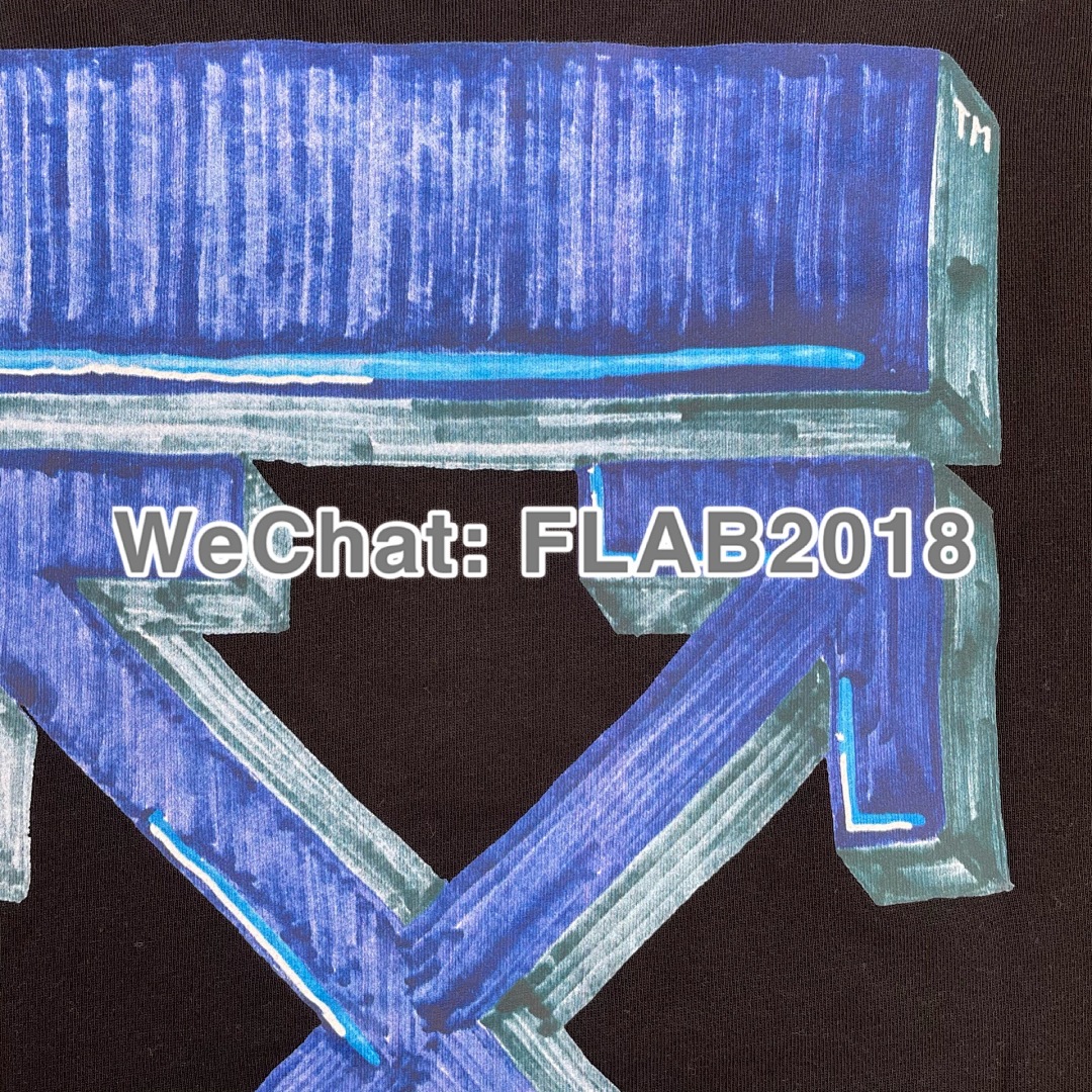 Off-White BLUE ARROWS CREWNECK 20FW BLACK (SIZE M XL IN STOCK) - Image 22