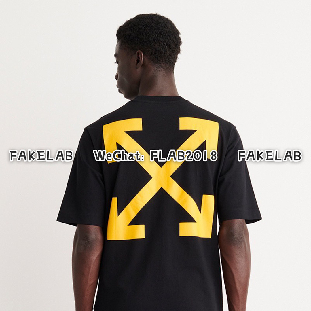 Off-White CARAVAGGIO ARROWS T-SHIRT 22FW BLACK (ALL SIZE IN STOCK) - Image 6