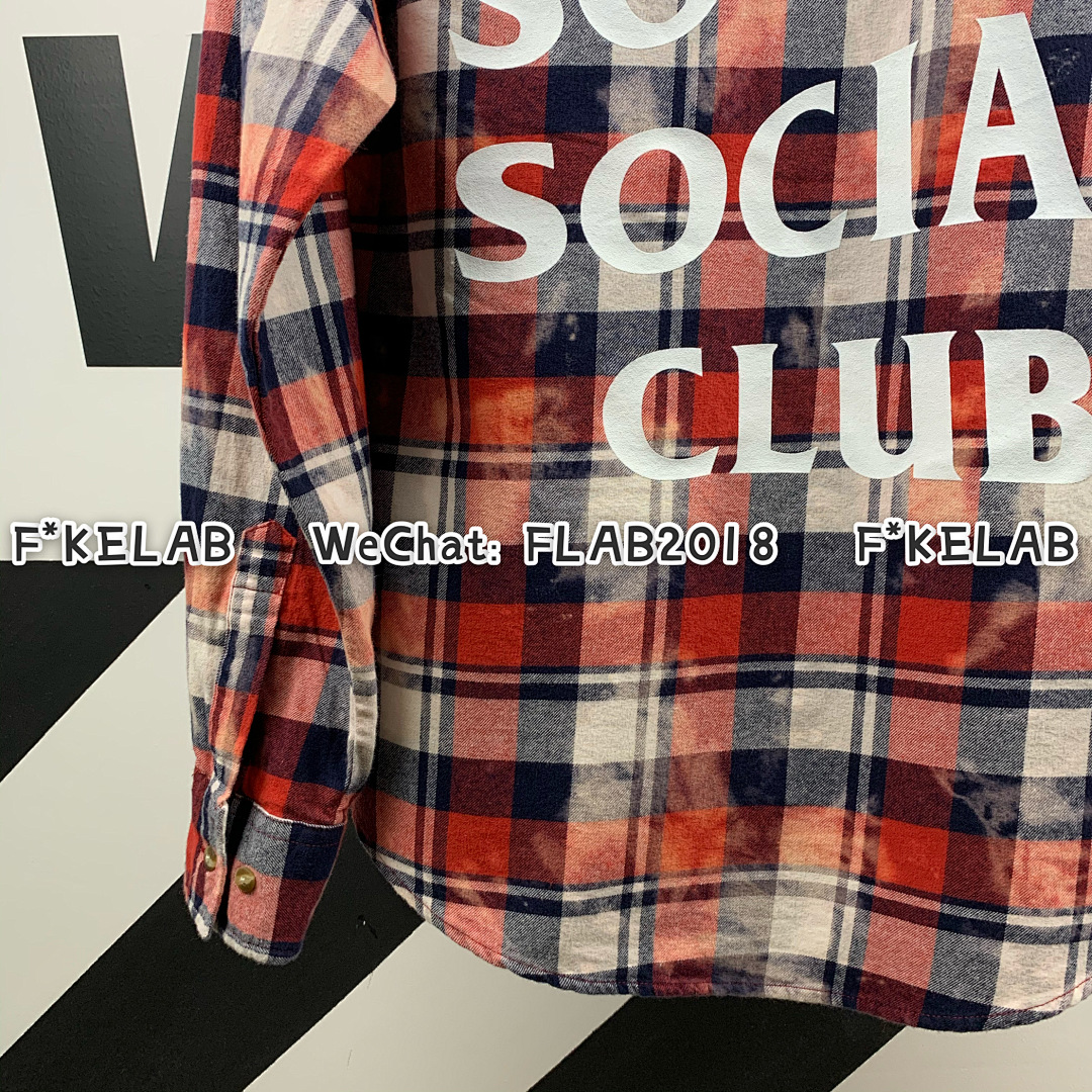 Unbranded AC BROKEN SHIRT 18FW (RED) - Image 12