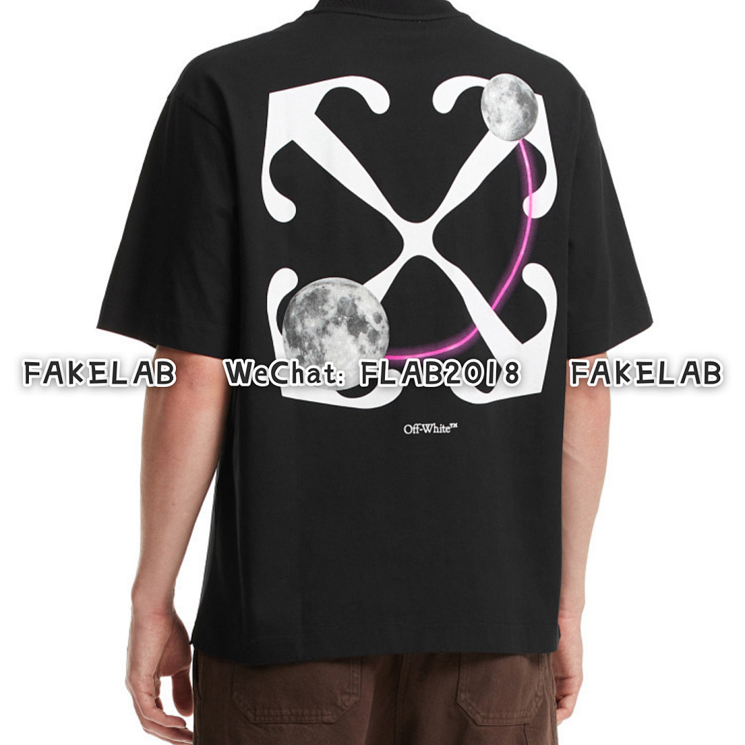 Off-White TWO MOON ARROWS T-SHIRTS 23FW BLACK (ALL SIZE IN STOCK) - Image 8