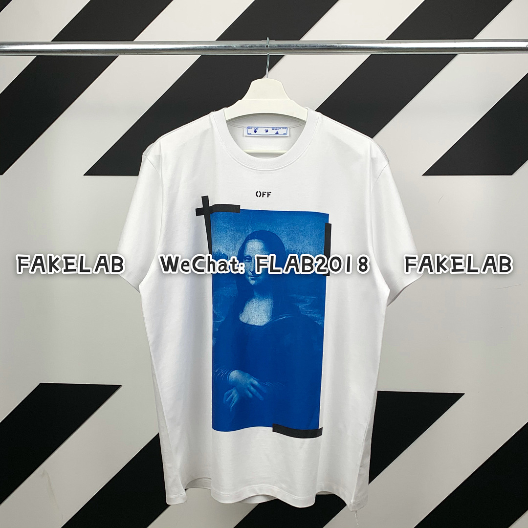 Unbranded MONALISA GRAPHIC PRINT T-SHIRT 21SS WHITE (ALL SIZE IN STOCK)