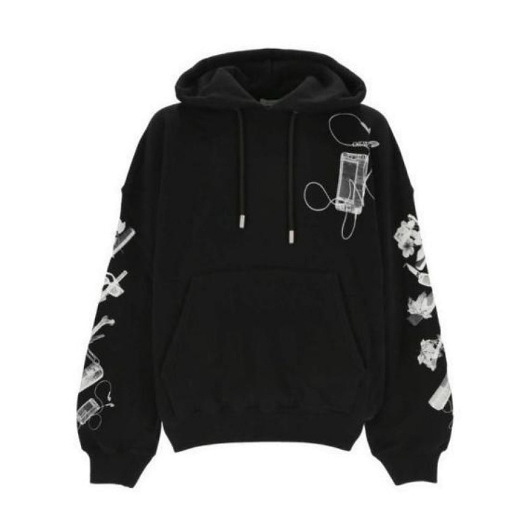Unbranded X-RAYS HOODIE 24SS BLACK (ALL SIZE IN STOCK) - Image 6