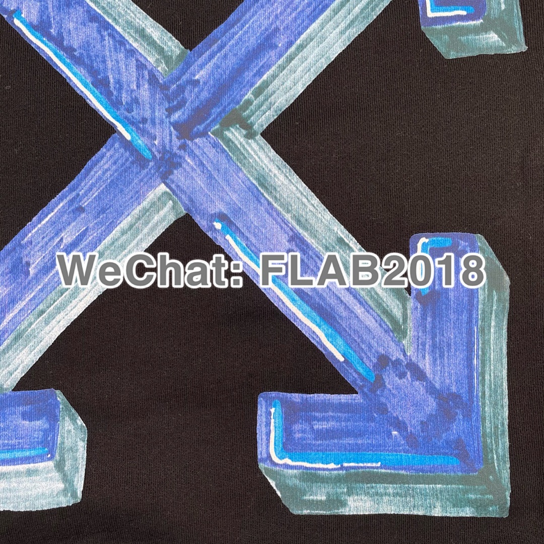 Off-White BLUE ARROWS CREWNECK 20FW BLACK (SIZE M XL IN STOCK) - Image 24
